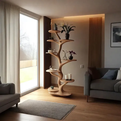 Rustic Nature Solid Wood Tree Tower