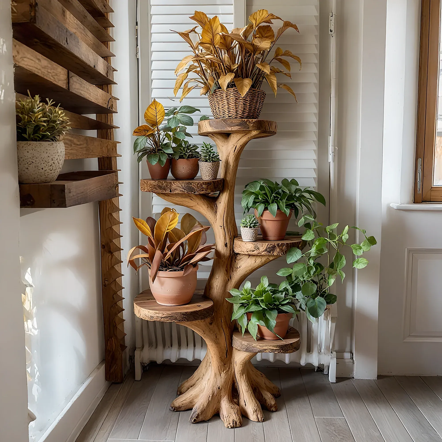 Household Artistic Bonsai Shelf