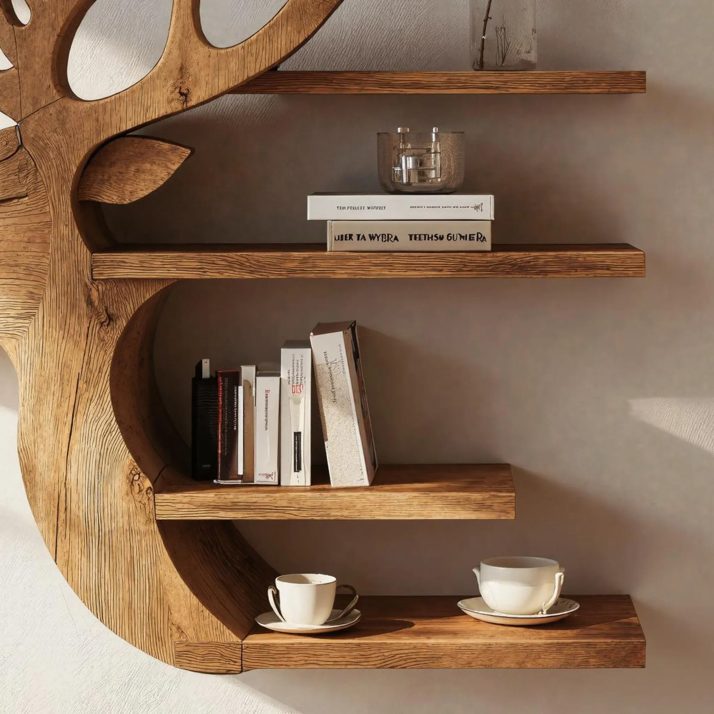 Handcrafted Deer Wall Shelf