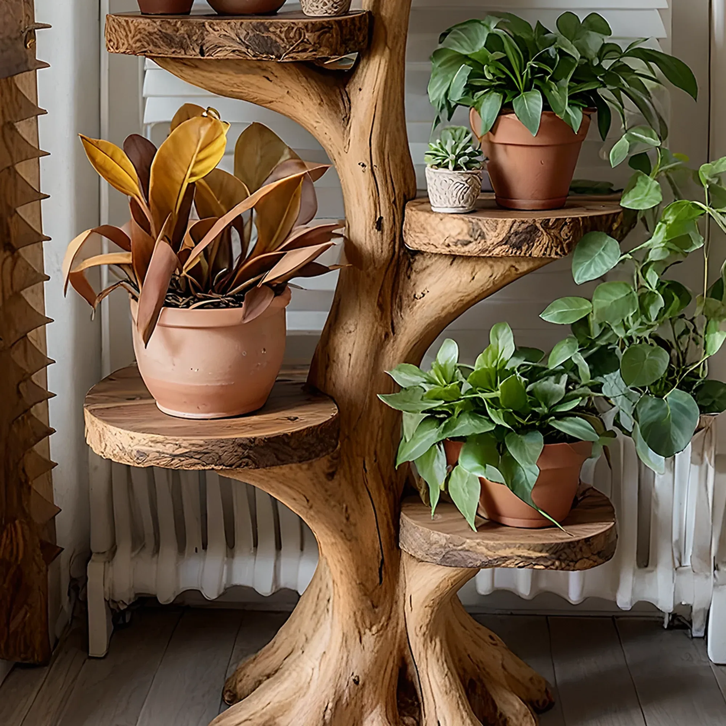 Household Artistic Bonsai Shelf